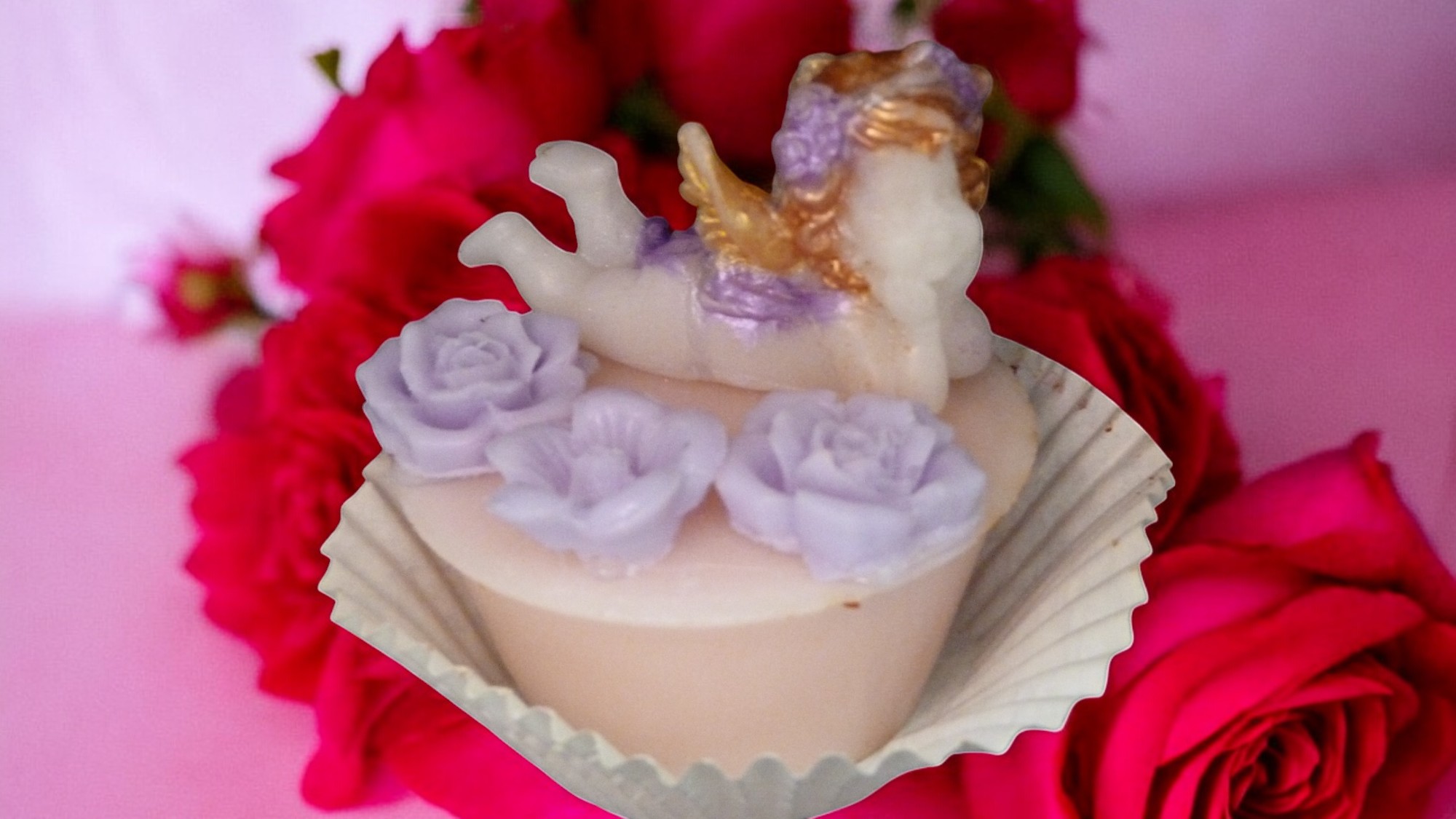 (image for) Cupcake met Engel Zeepje met Mica